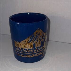 Blue and Gold Iditarod 18 Ceramic Mug